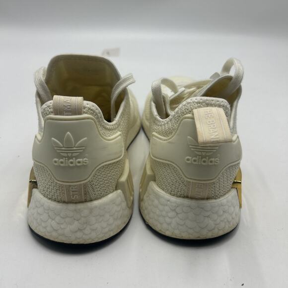 Adidas NMD R1 Off White /Gold Women’s Size 11 EE5174 - Picture 3 of 9